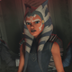 Ahsoka, surrounded by allies and future foes alike.